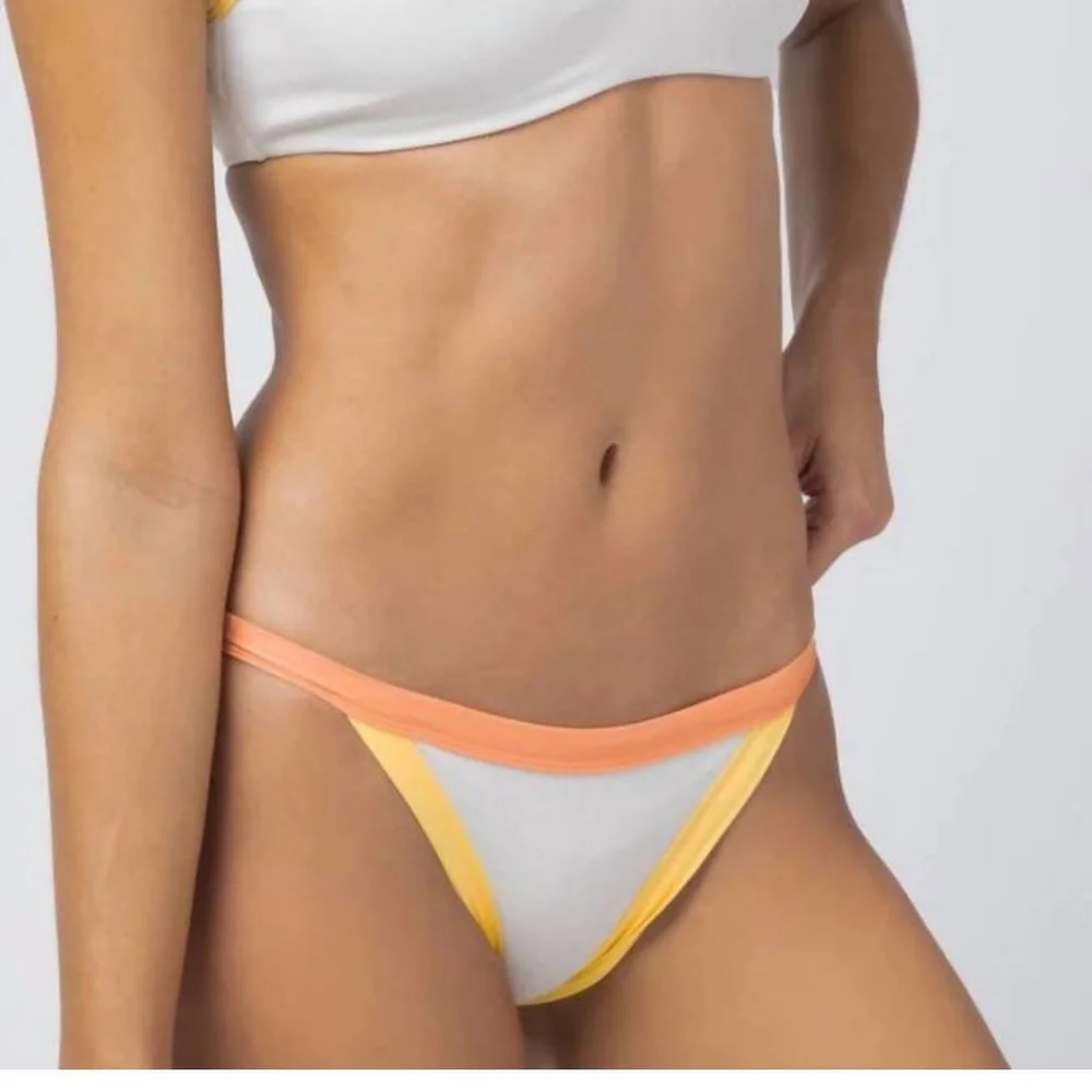 NWT L*Space Vacay Ribbed Colorblock Swim Bottom - XS​